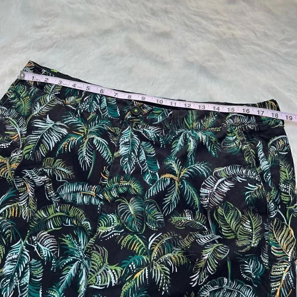 Tommy Bahama Swim Trunks Island Active Palm Tree Tropical Print Men’s size XL